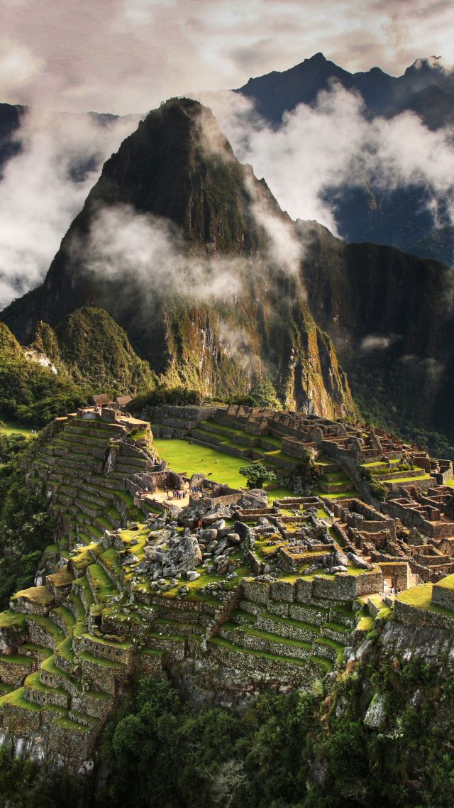 Wallpaper Machu Picchu 5k 4k Peru Mountains Clouds