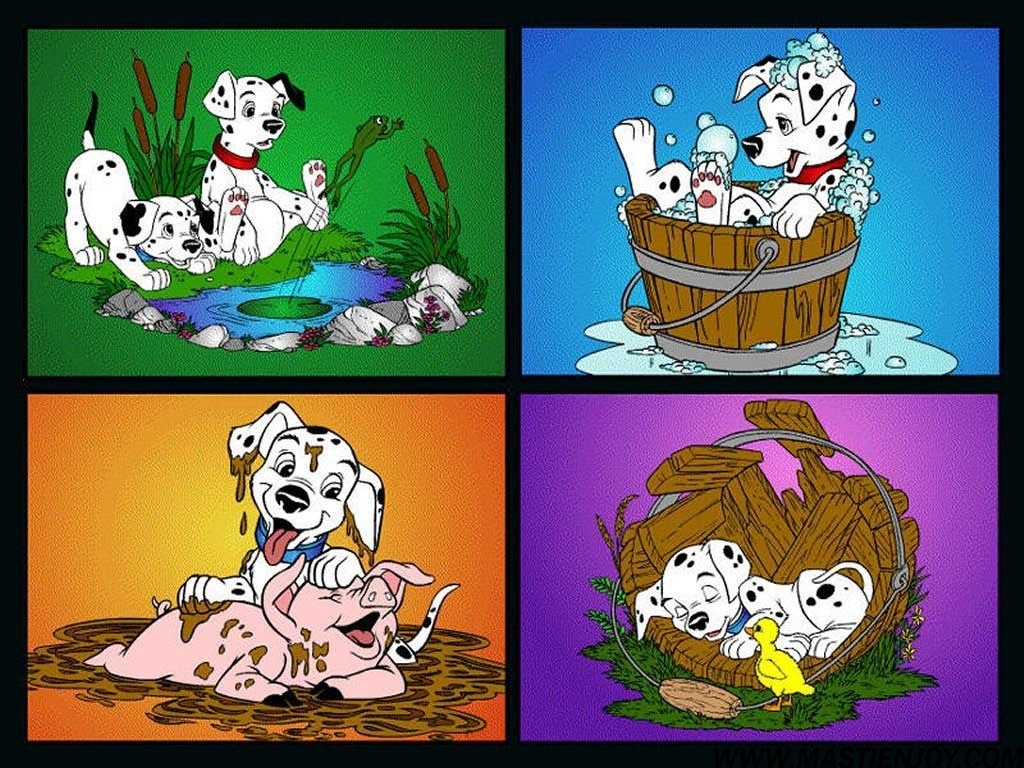 Dalmatians Animalation Wallpaper