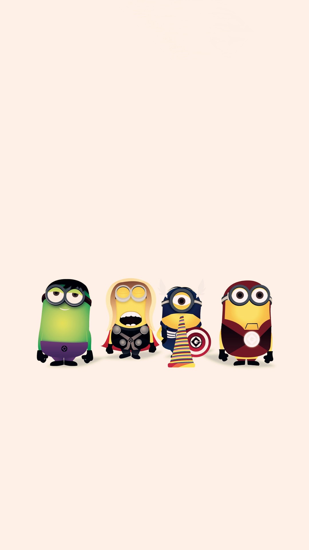 Wallpaper Weekends Mighty Minions Marvel Superheroes For Your iPhone