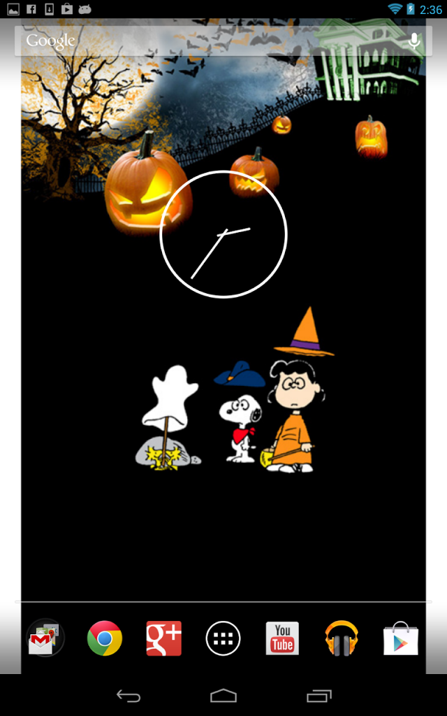 Snoopy Halloween Wallpaper Screenshot