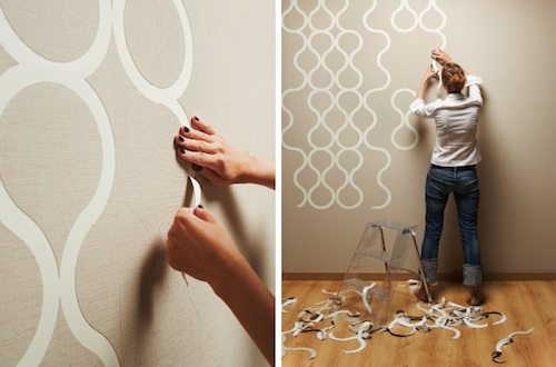Tear Off Wallpaper By Znak Design Milk