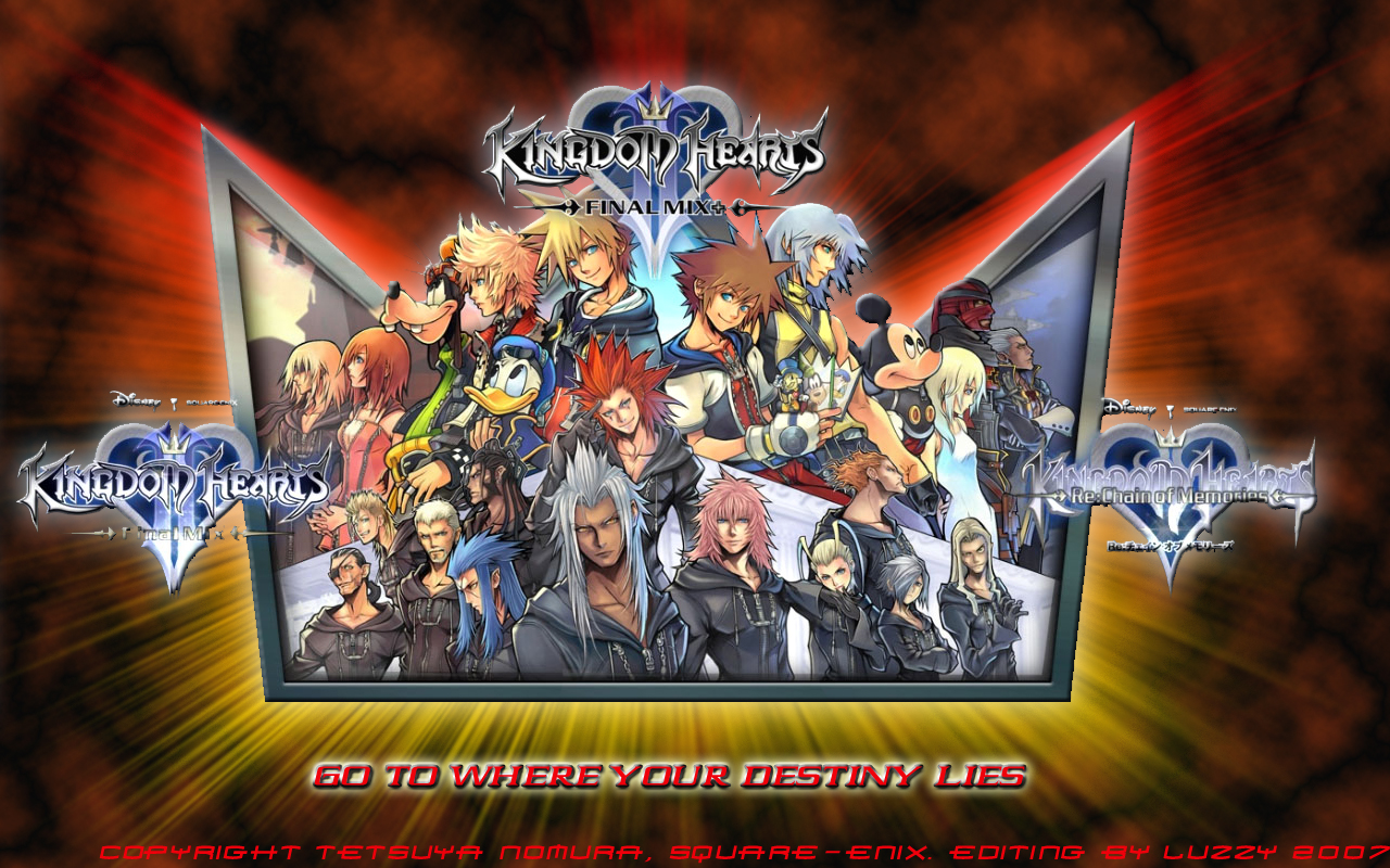 Go Back Pix For Kingdom Hearts Final Mix Wallpaper