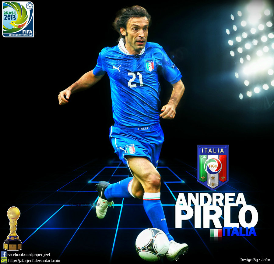 Fifa Confederations Cup Brazil Pirlo By Jafarjeef On