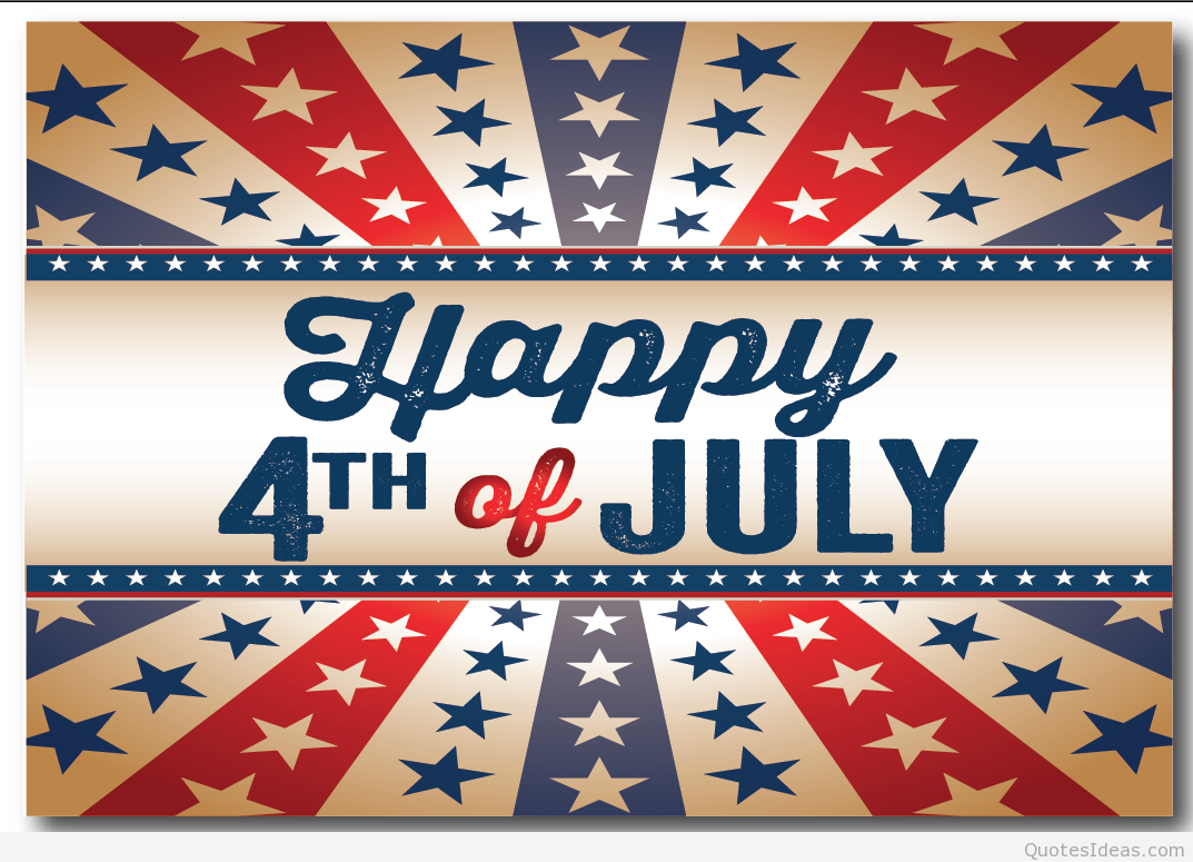 Happy 4th Of July America Card Wallpaper HD