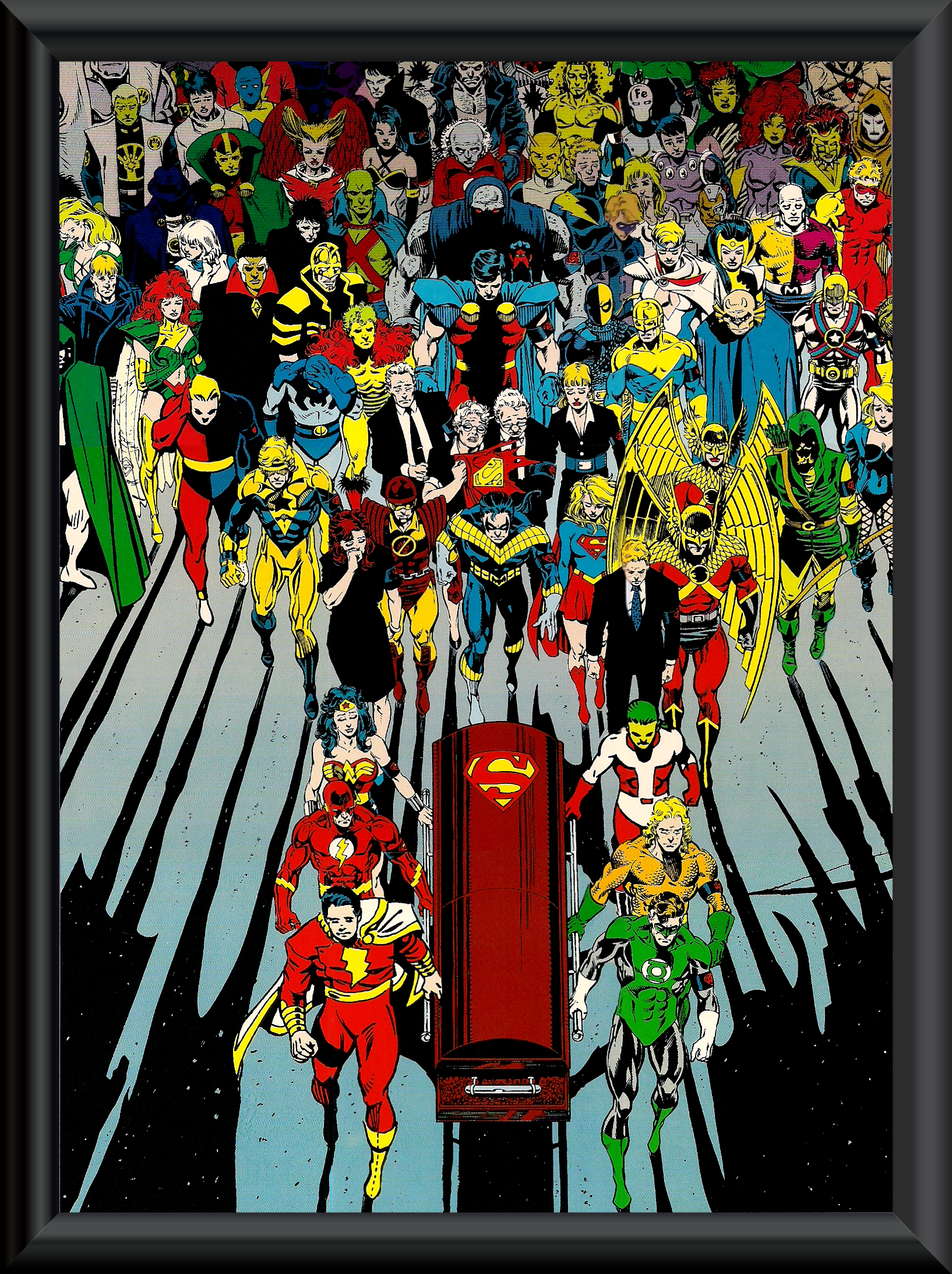 The Death Of Superman Poster Alt No Batman By Superman8193 On