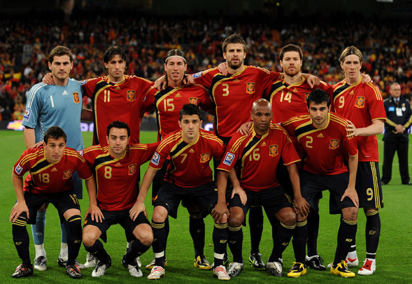 Teams Of The World Cup Spain Equaliser