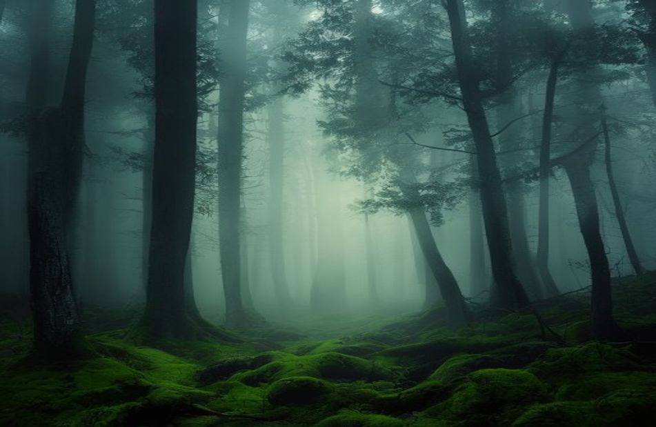 Foggy Forest Wallpaper