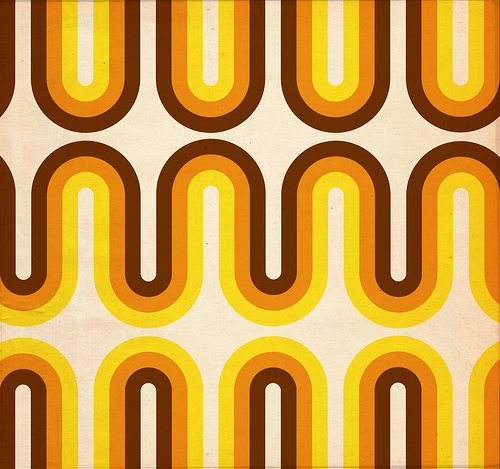  wallpaper texture pattern vintage brown repeatable retro 60s yellow