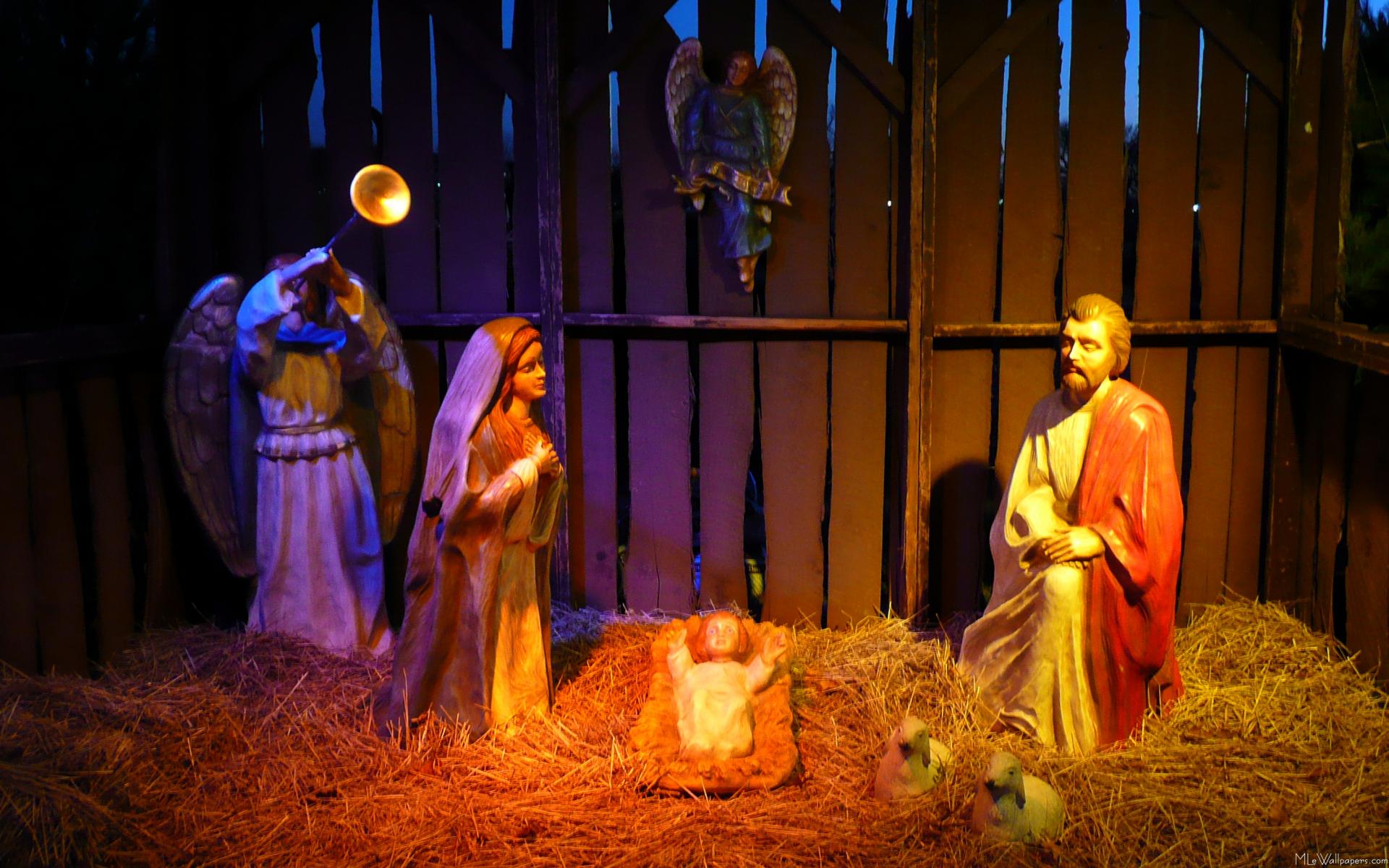 Christmas Nativity Background Wallpaper