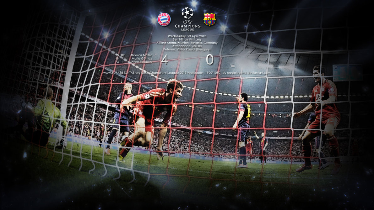 Bayern Munich Vs Barcelona Wallpaper By Eaglelegend On