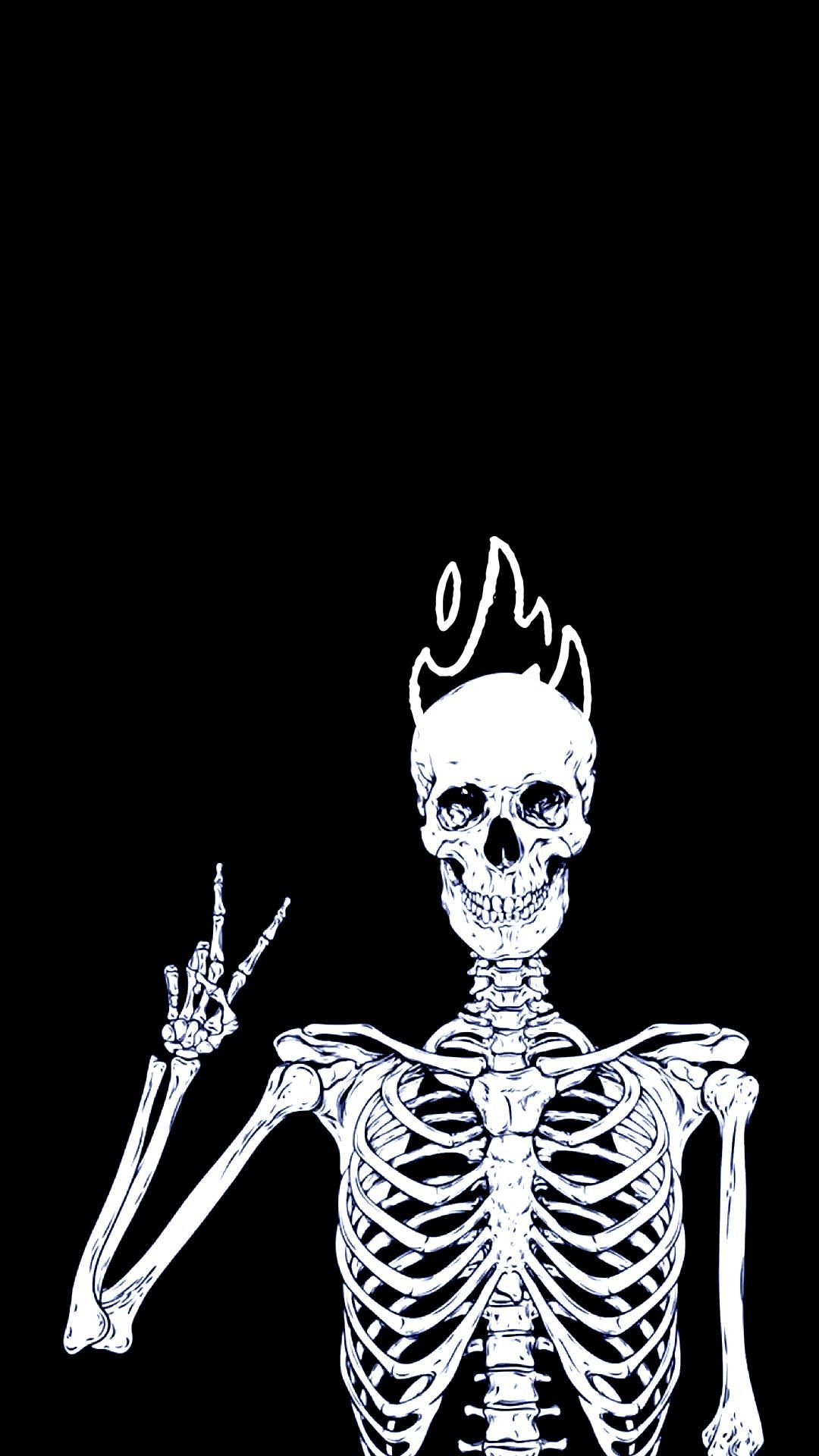 Skeleton Black Wallpaper Artofit