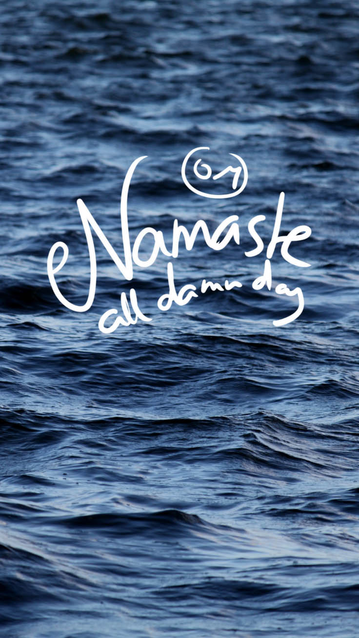 Namaste iPhone Wallpaper By Preppy