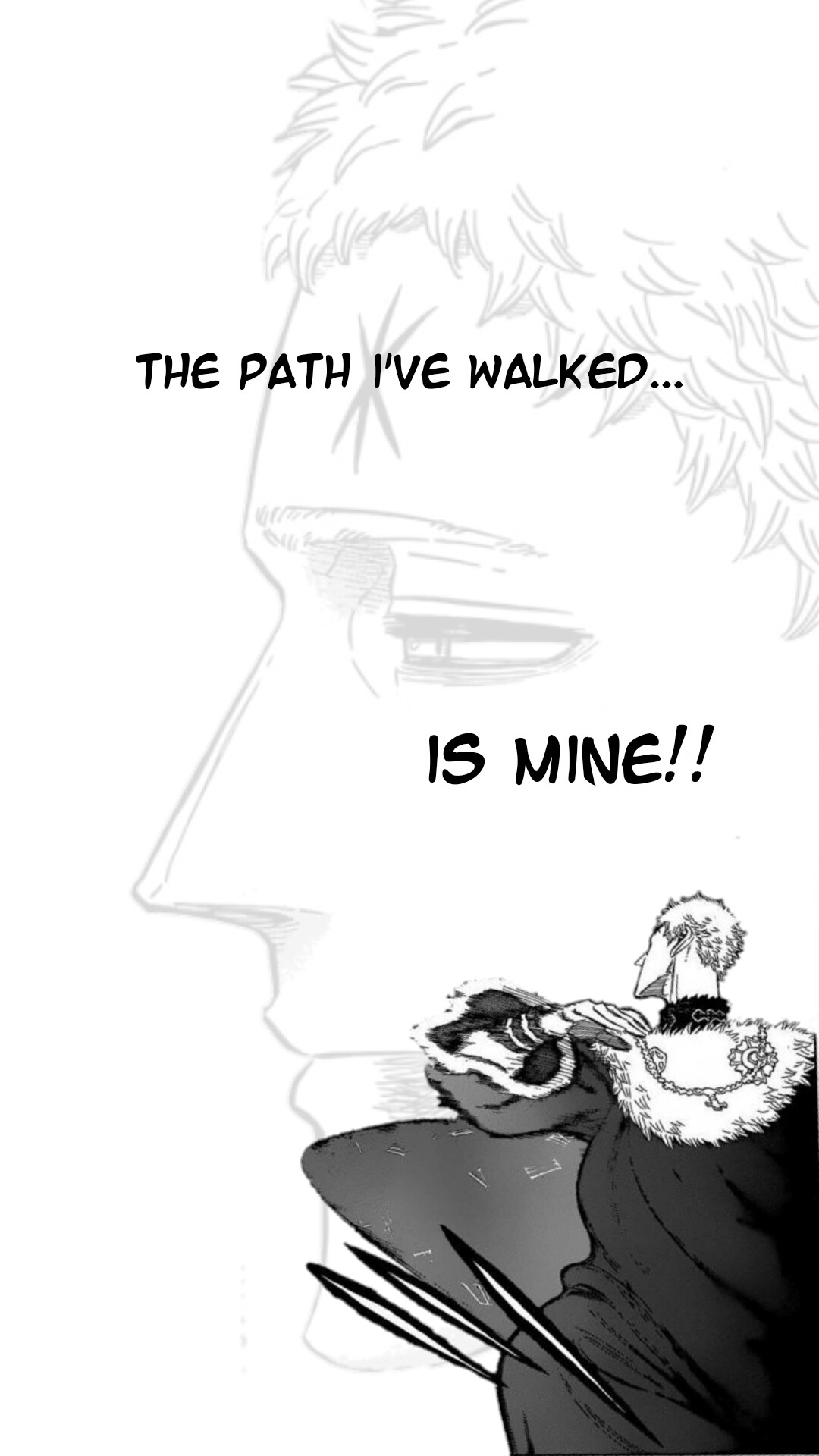 all black clover The path Ive walked IS MINE 006