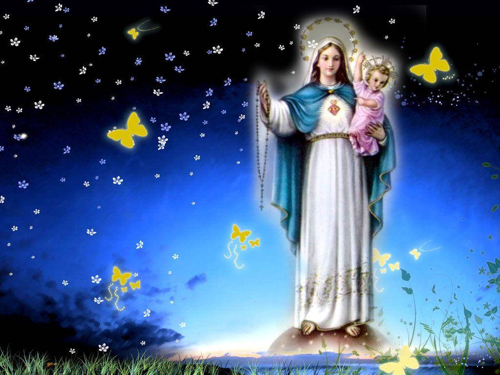 Mary And Jesus Wallpaper