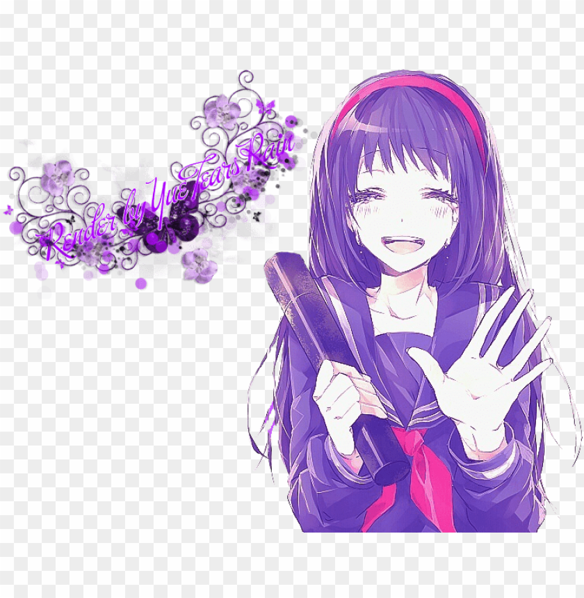 Anime Girl Crying Smile Png Image With Transparent Background Toppng