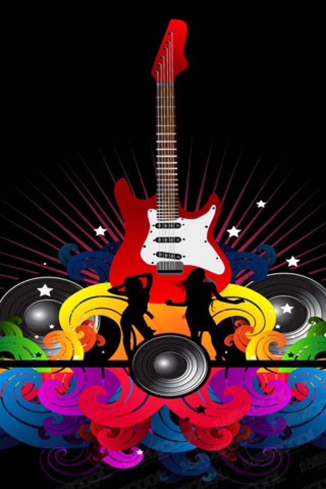 Sfondo Guitar Iphone 4 Wallpaper   640 x 960   Iphone 4   immagine 640x960