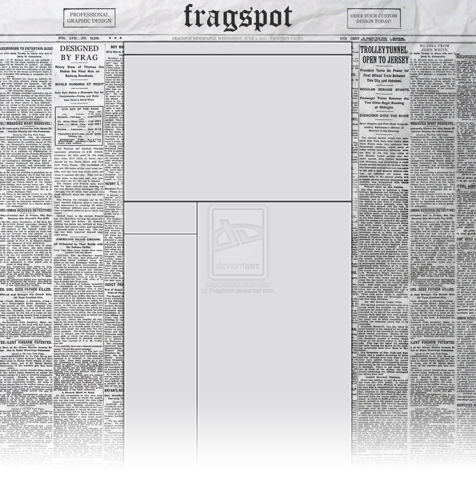 Newspaper Background By Fragspot