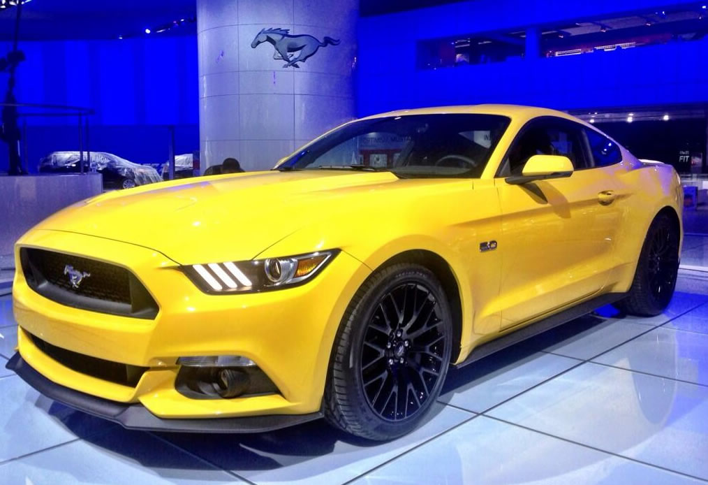 First Photo Of Triple Yellow Mustang At Naias Heaven