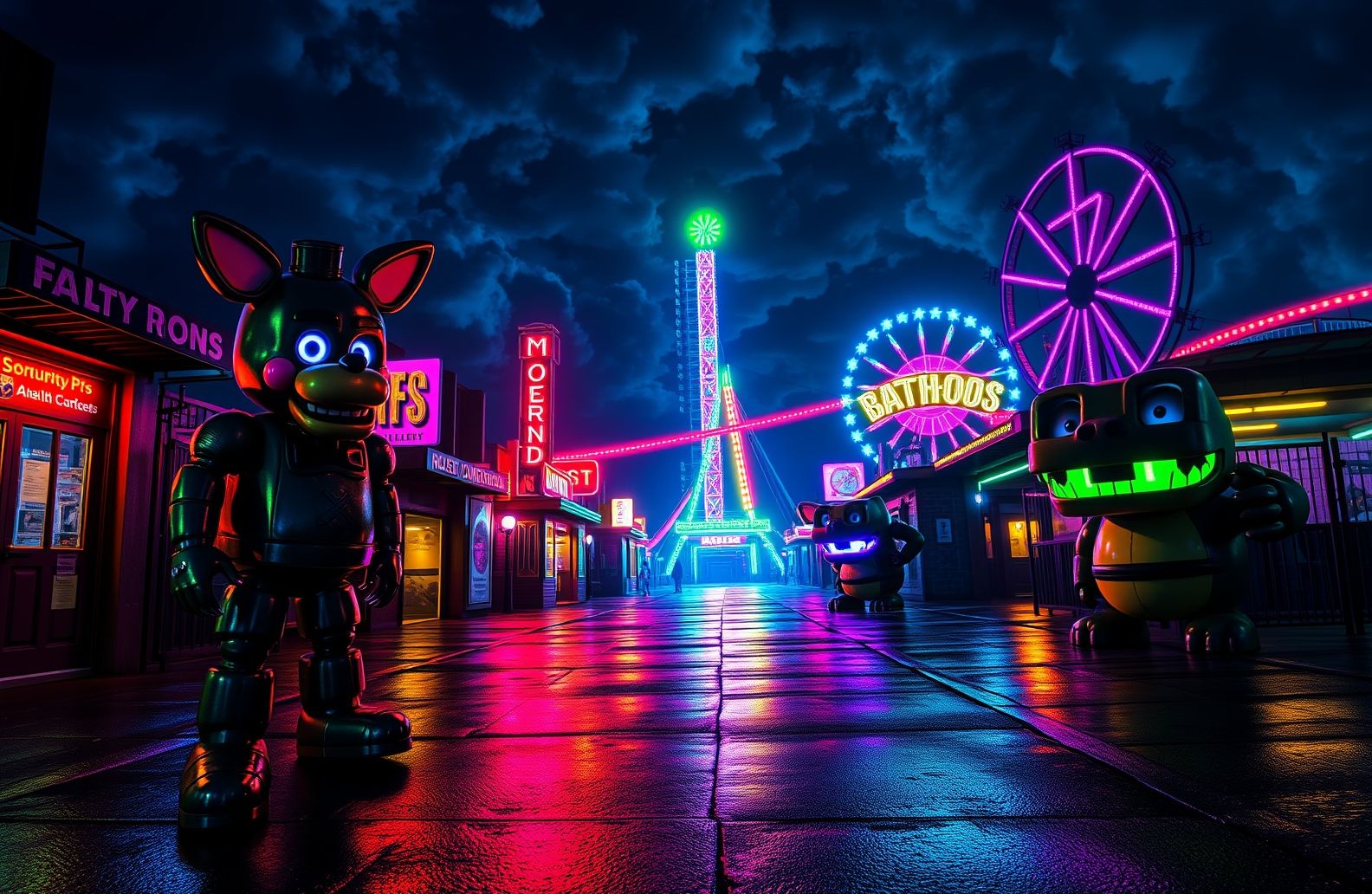 🔥 [50+] Five Nights At Freddy's: Security Breach Wallpapers ...