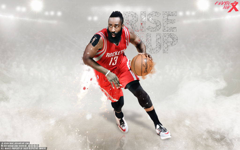 James Harden Rise Up Wallpaper By Kevin Tmac