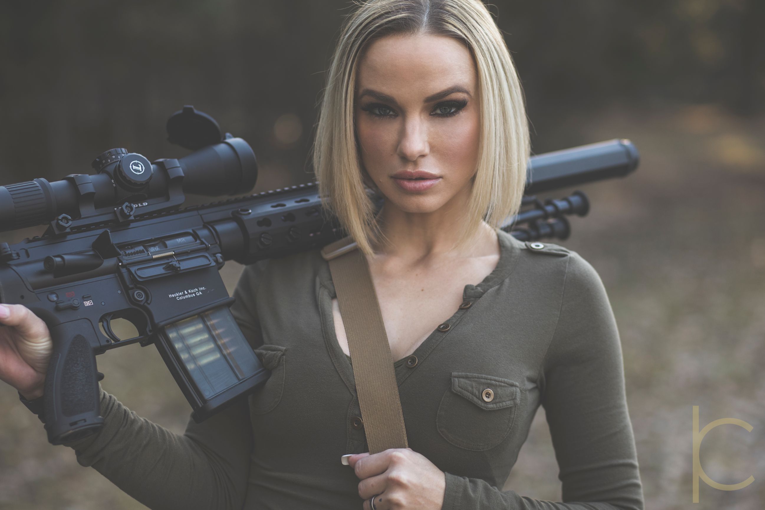 Heckler And Koch Hk417 Kimberly Matte Girls With