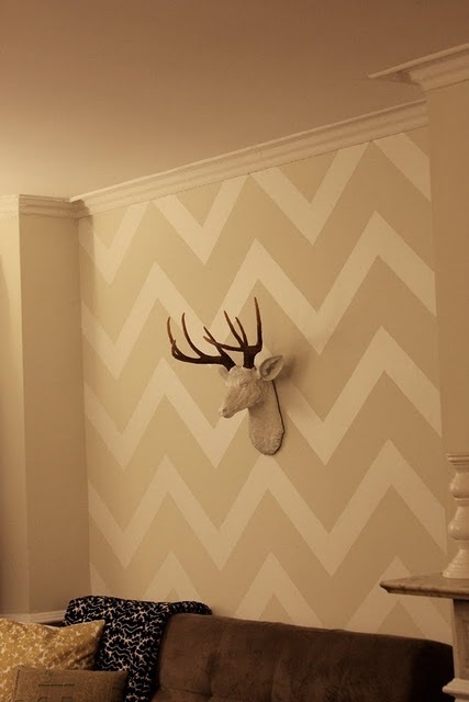 How To Awesomely Painted Walls Using Contact Paper Curbly Diy