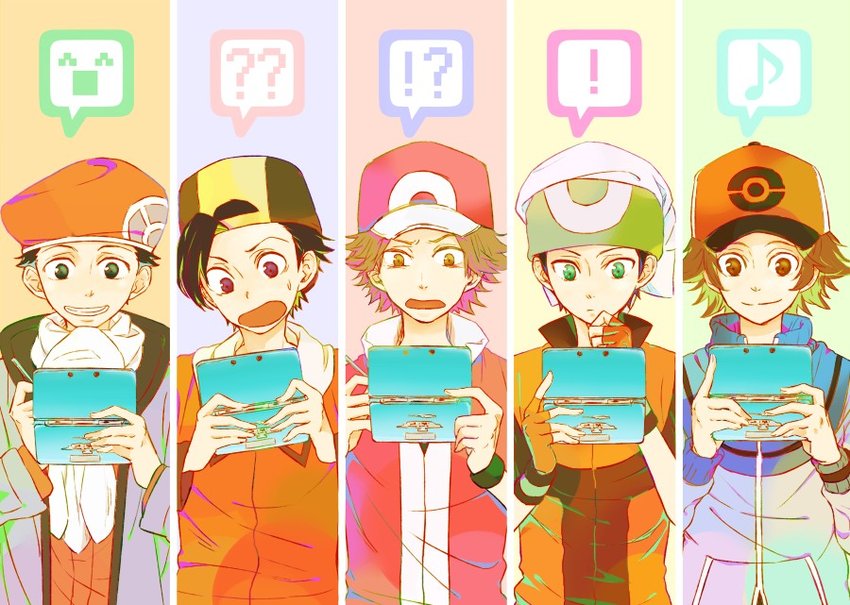 Pokemon Trainers Battling With 3ds Wallpaper
