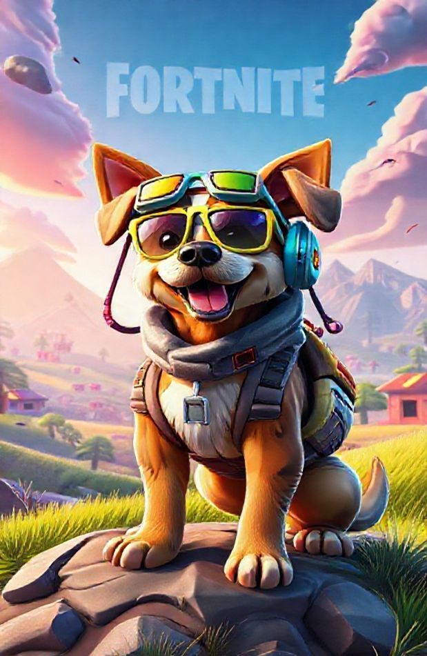 Doggo Fortnite Wallpaper