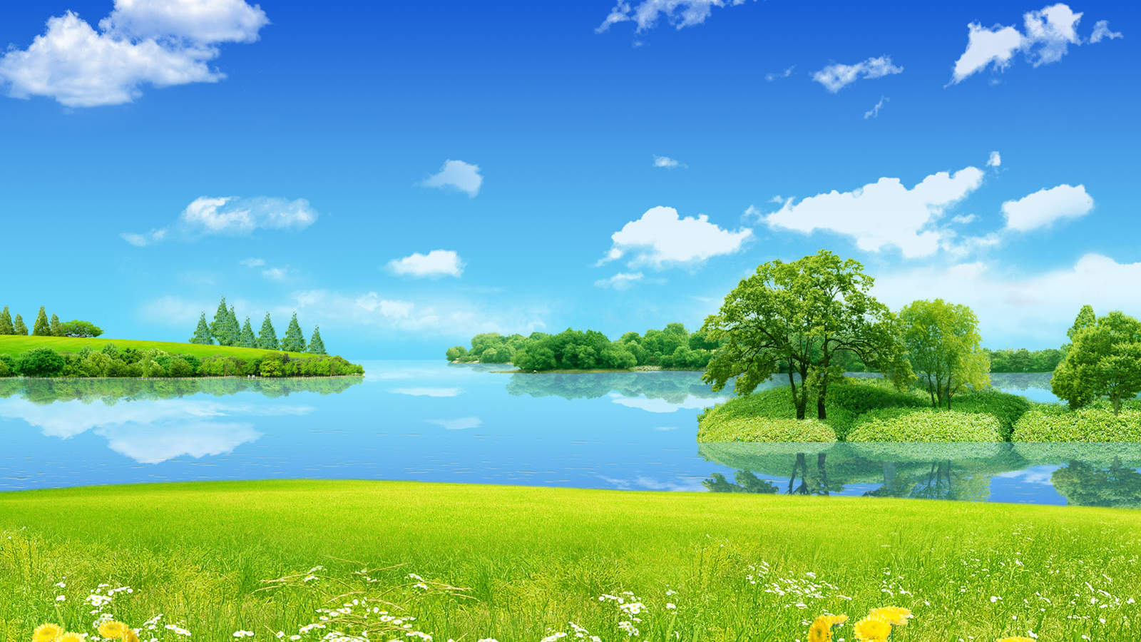 Spring Landscape Desktop Wallpaper