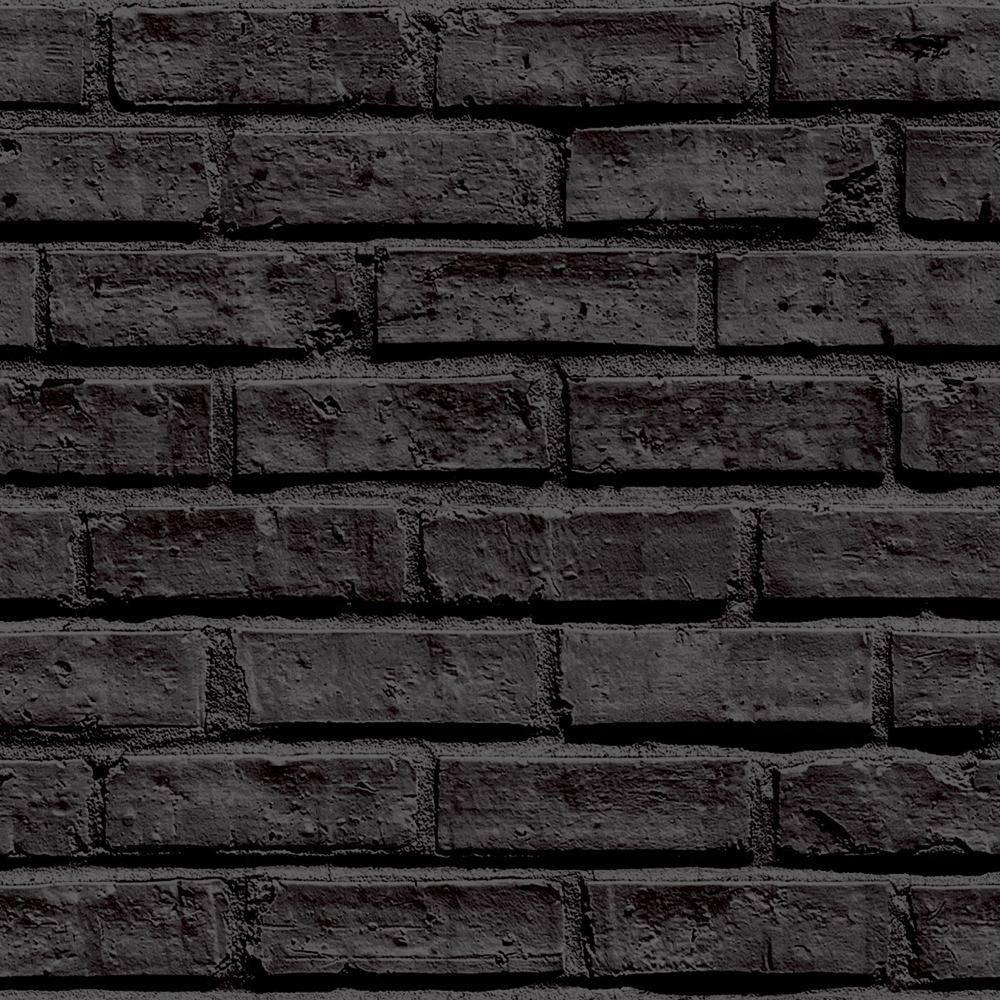 Black Brick Wallpaper Arthouse Vip New