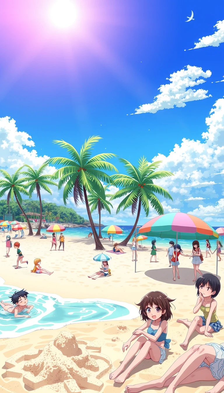 Anime Beach Wallpaper