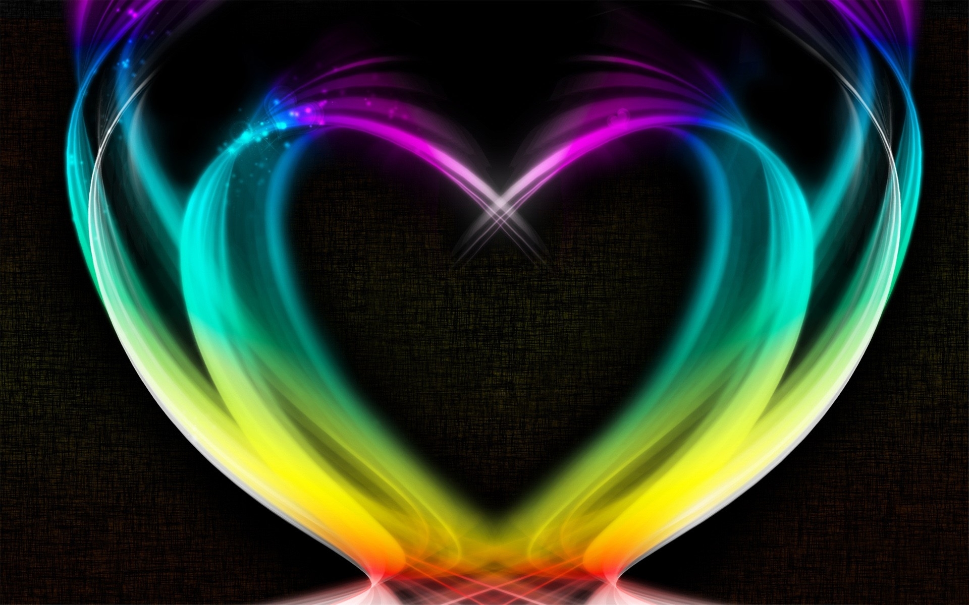 Rainbow Dash Colorful Heart Smoke Wallpaper
