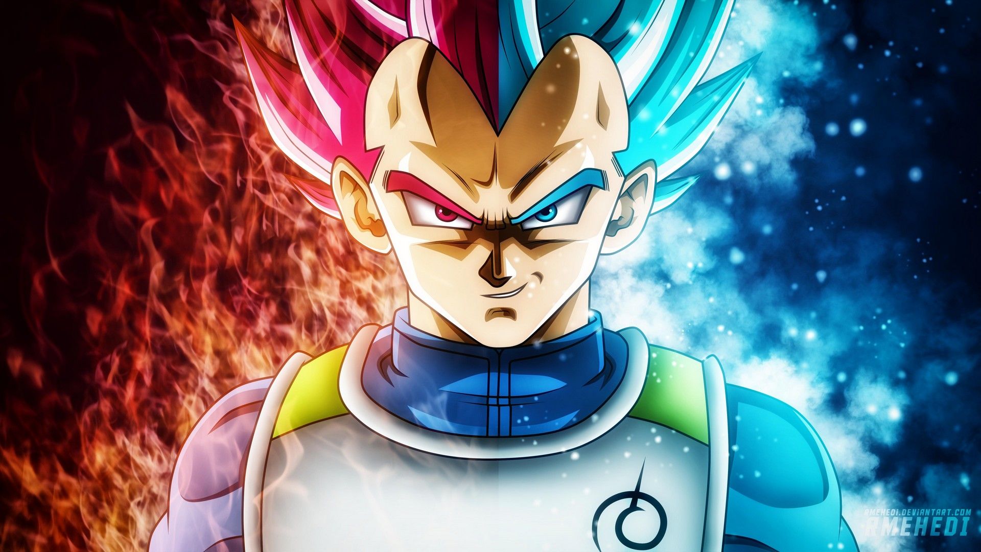 Dragonball Super Vegeta Android Red