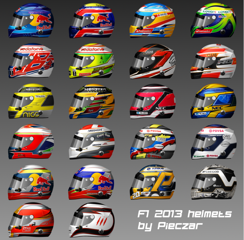 Formula Driver Helmets By Pieczaro