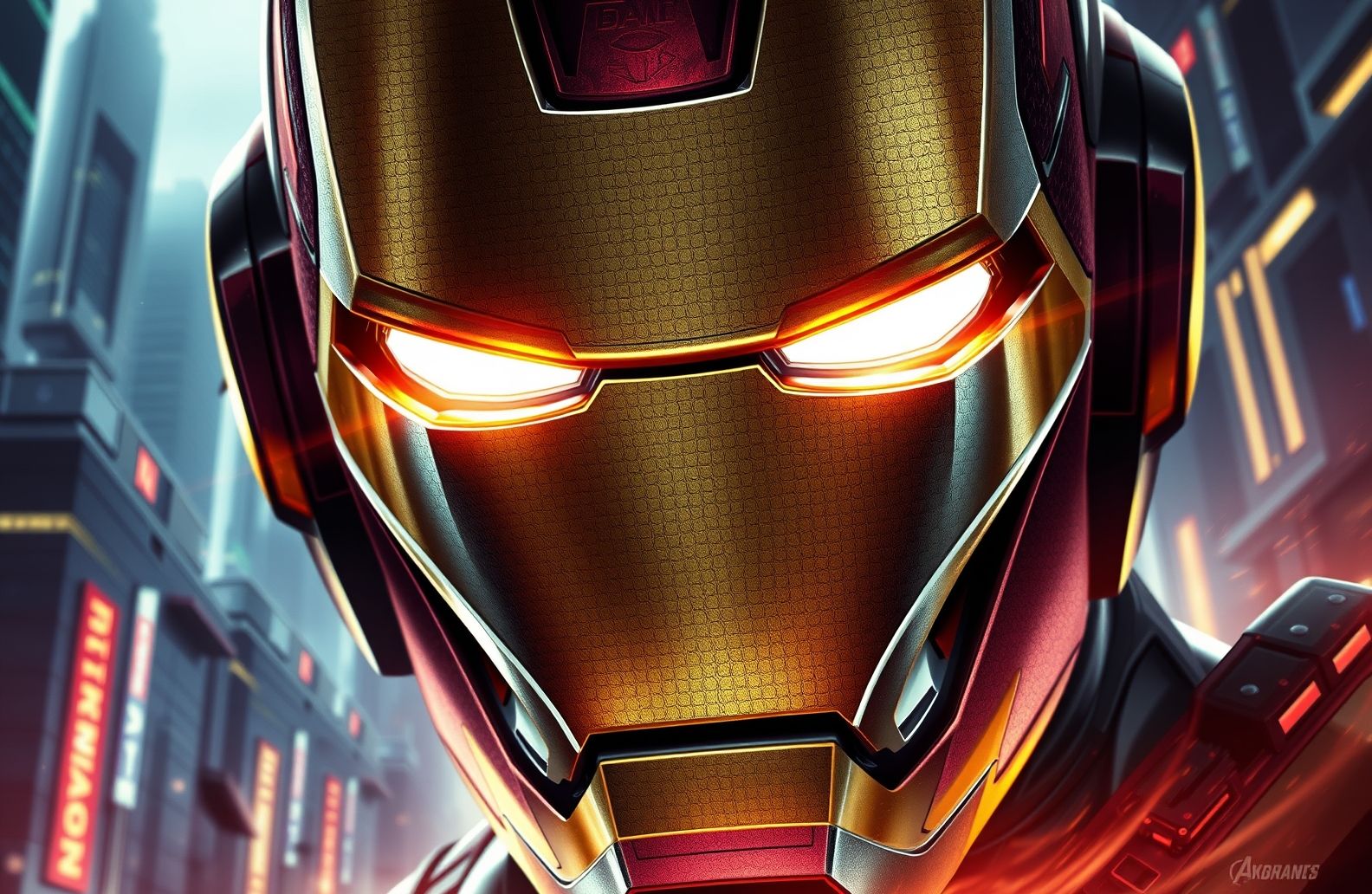 Iron Man Face Wallpaper