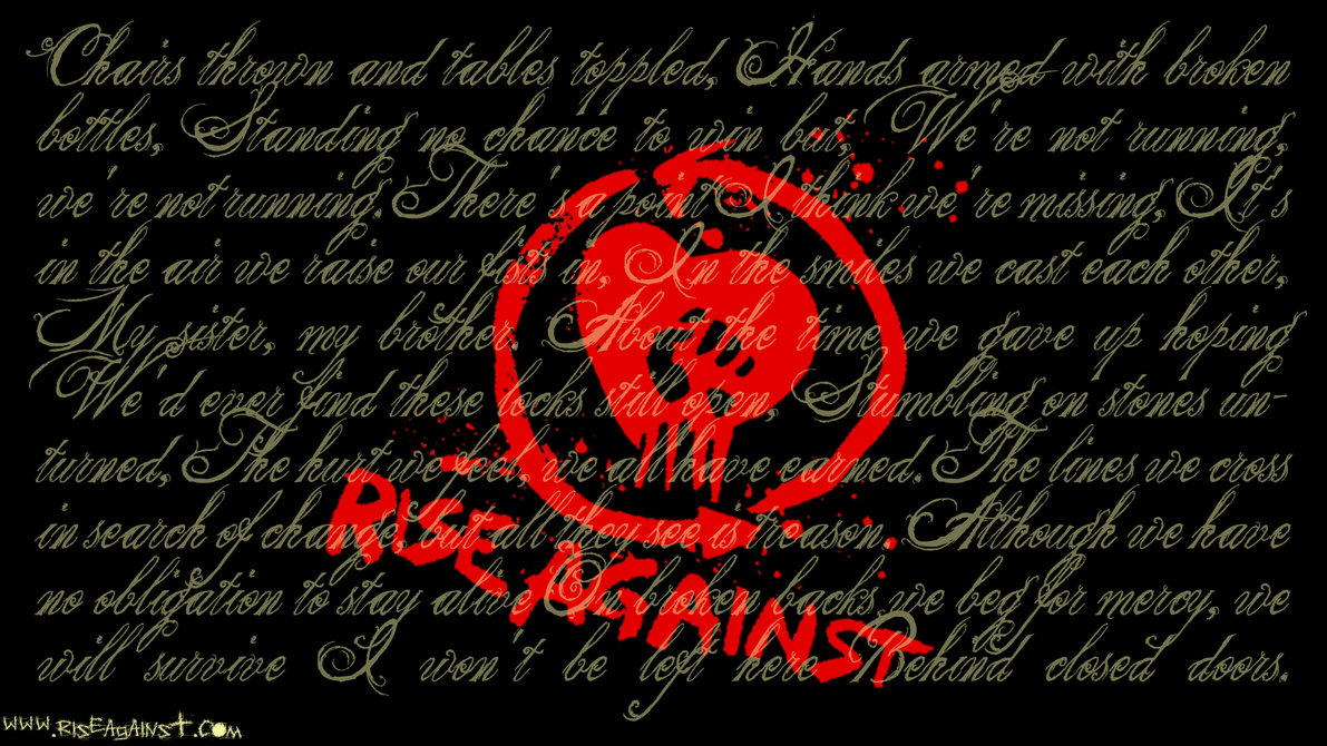 Halbert Lefever Rise Against Logo As Paths
