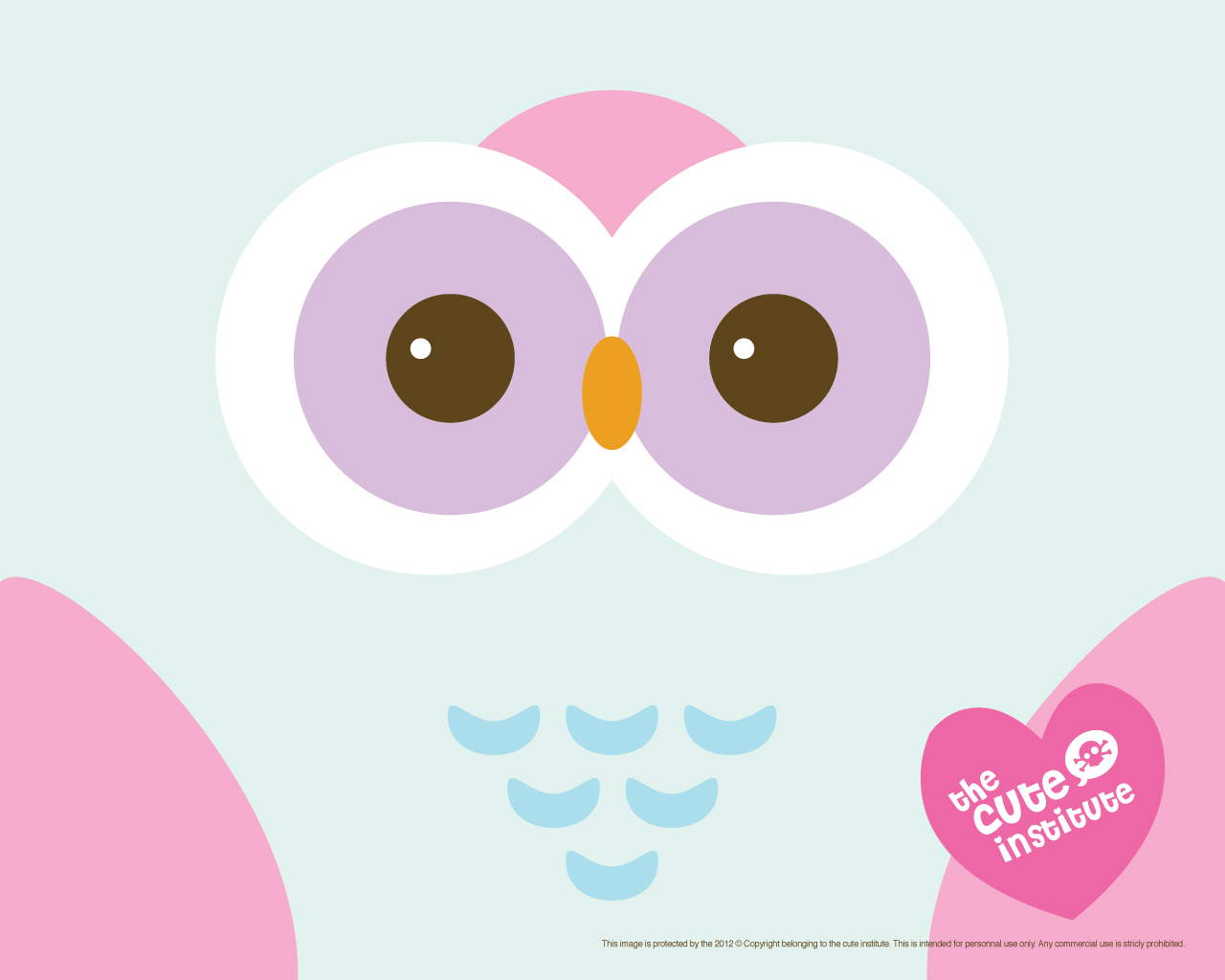 Pink Cute Owl Wallpaper