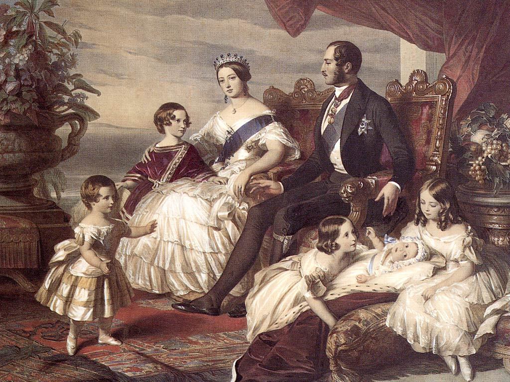 Queen Victoria Albert And Family Kings Queens Wallpaper