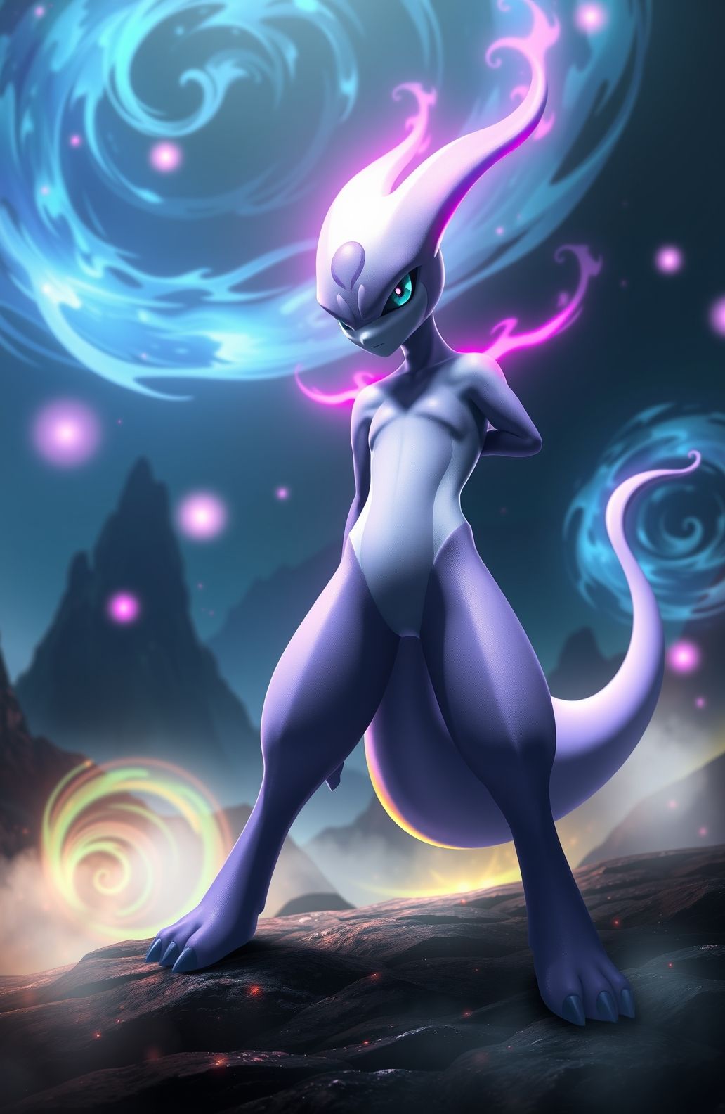 Pokemon Hd Mewtwo Wallpaper