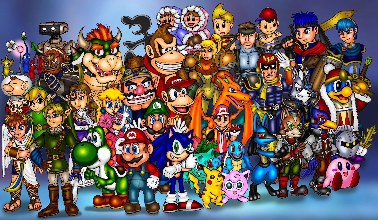 video game characters togetherSome of the more well known video game