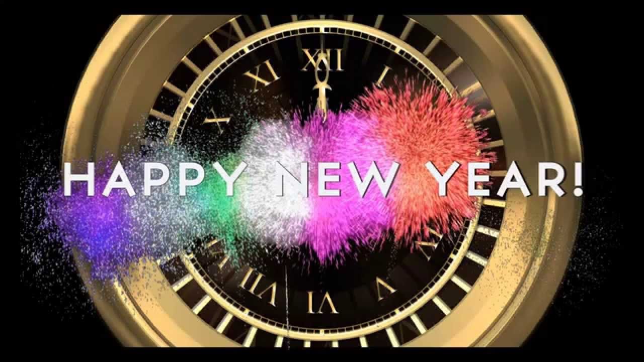 New Year Countdown Clock V Timer With Sound Effects