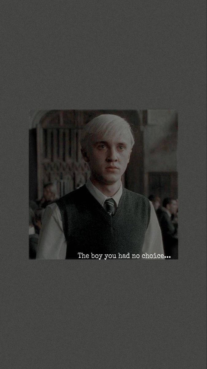Draco Malfoy Aesthetic Wallpaper