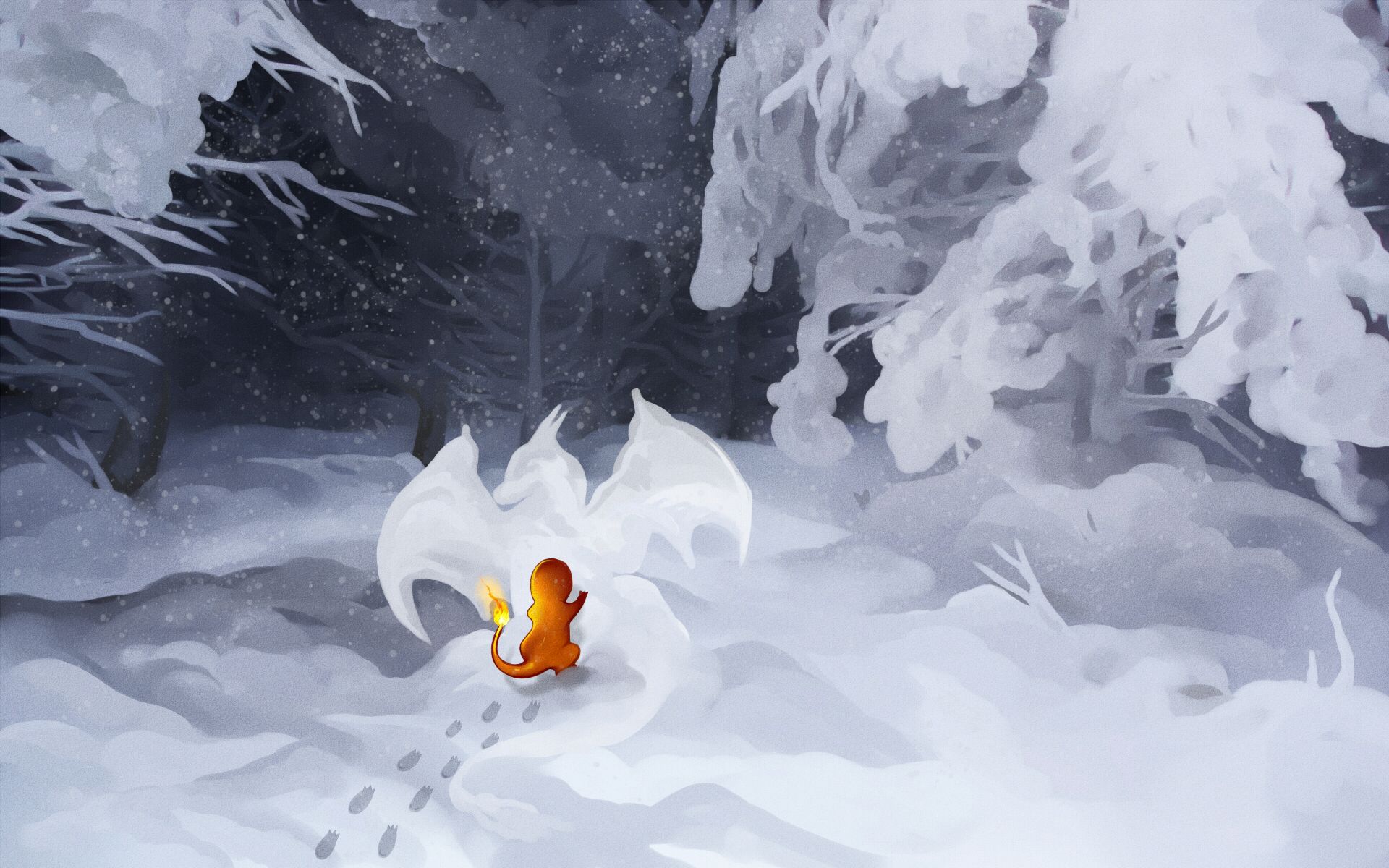 First Snow By Andrework Pokemon Art