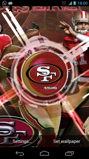 Bigger San Francisco 49ers Wallpaper For Android Screenshot