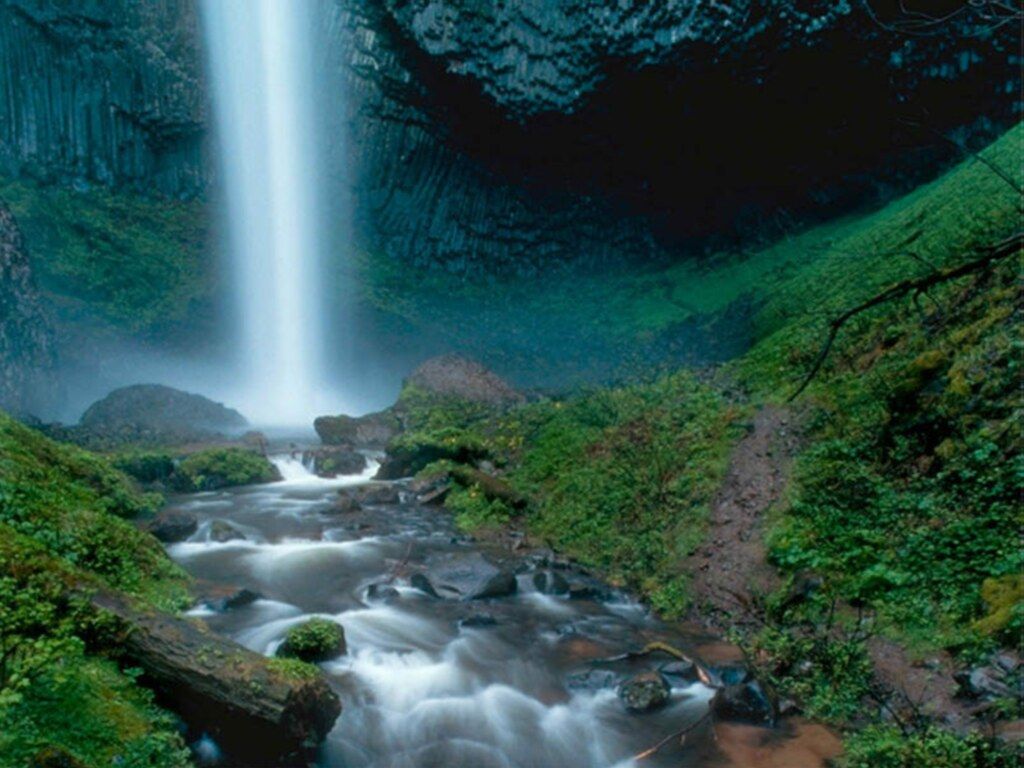 Douce Art Waterfalls Wallpaper Waterfall