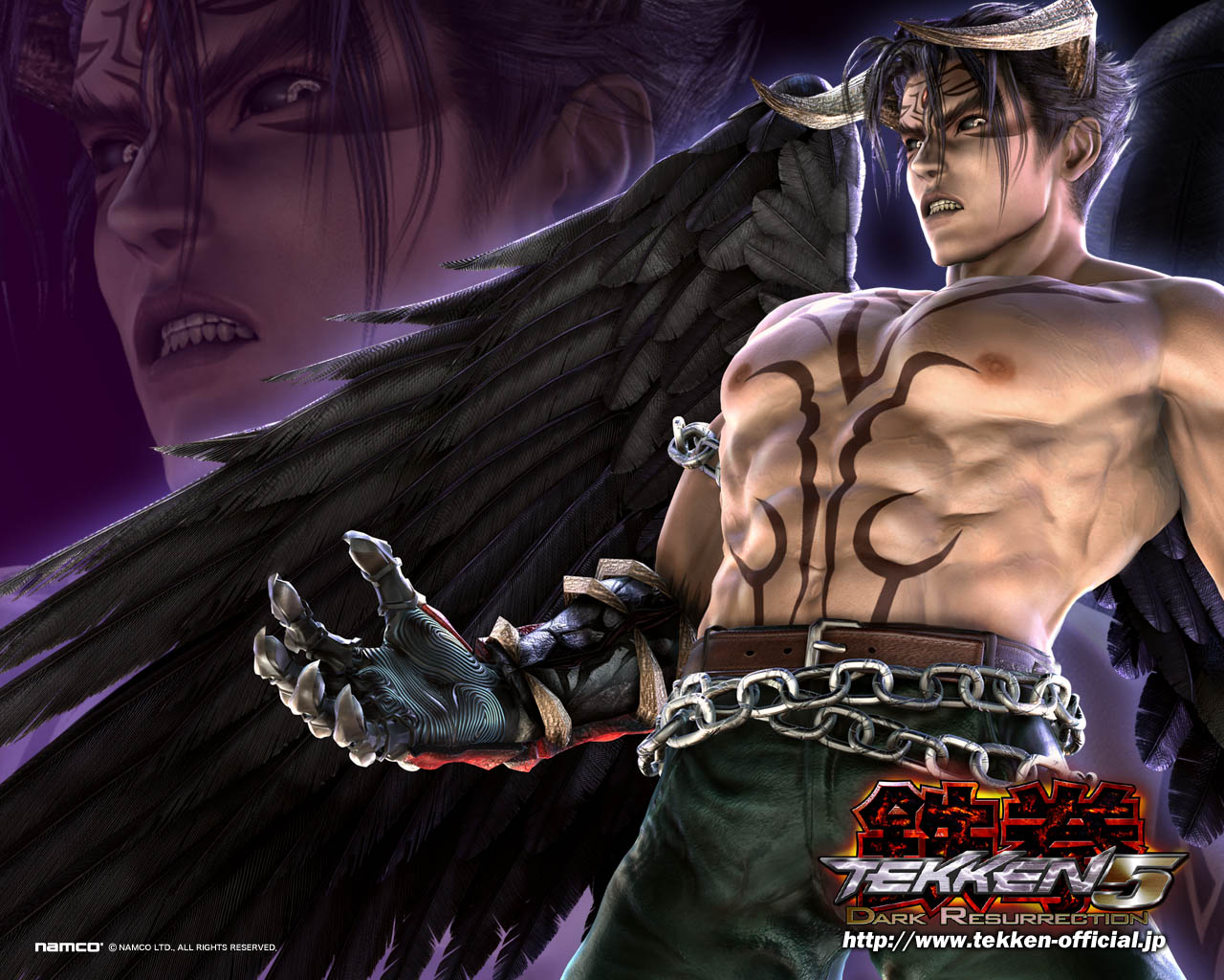 Jin Tekken Dark Resurrection Wallpaper Devil