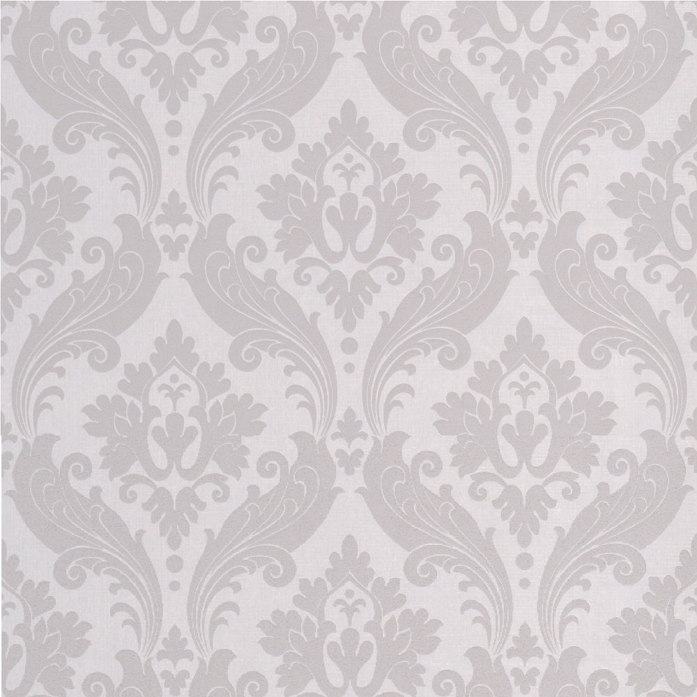 Brown Kelly Hoppen New Collection Vintage Flock Wallpaper
