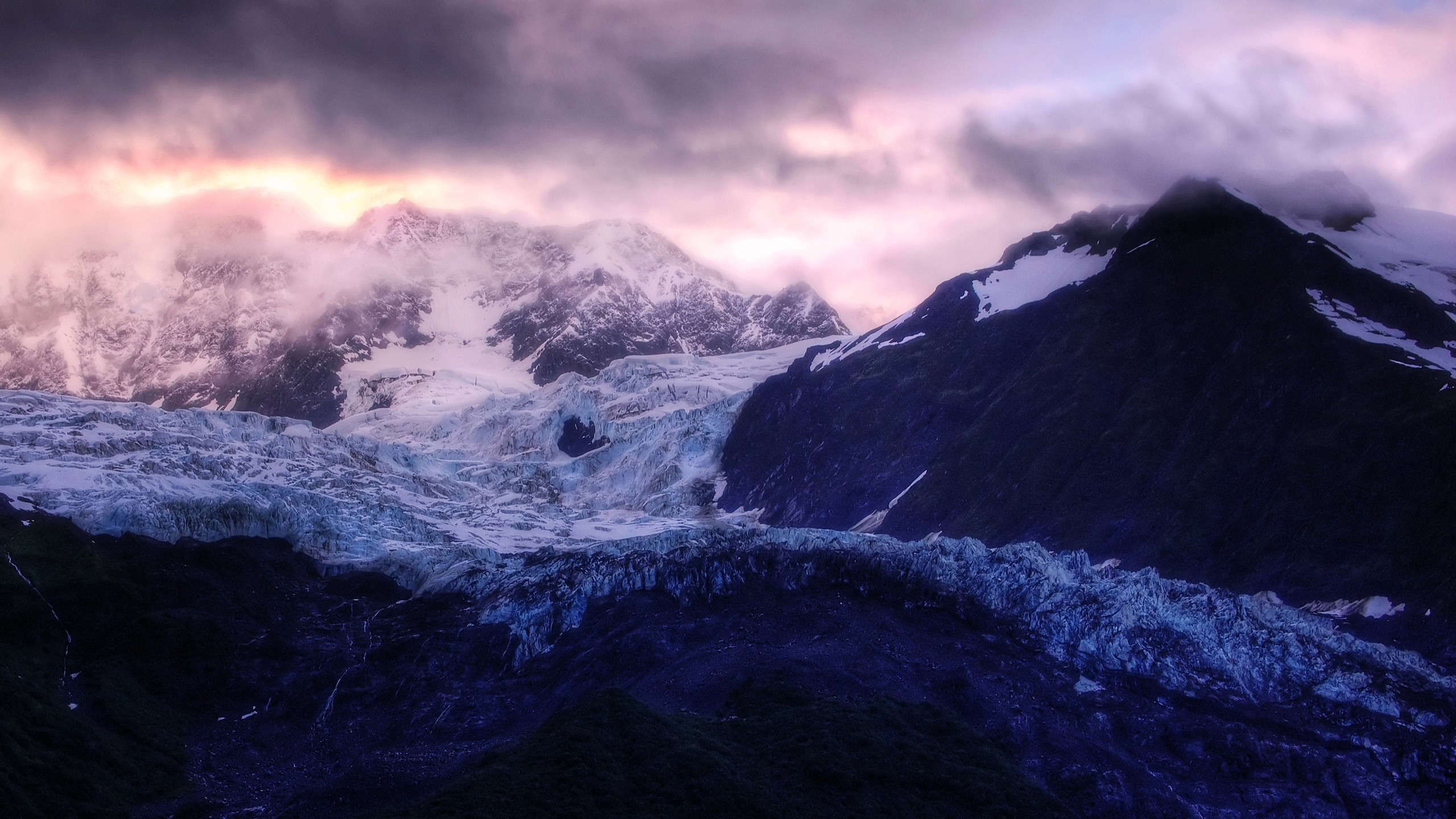 Daily Wallpaper Glacier Sunrise In Alaska I Like To Waste My Time