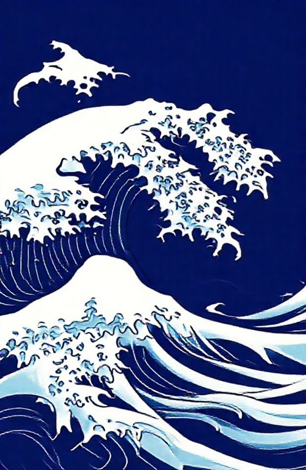 Japanese Wave Wallpaper