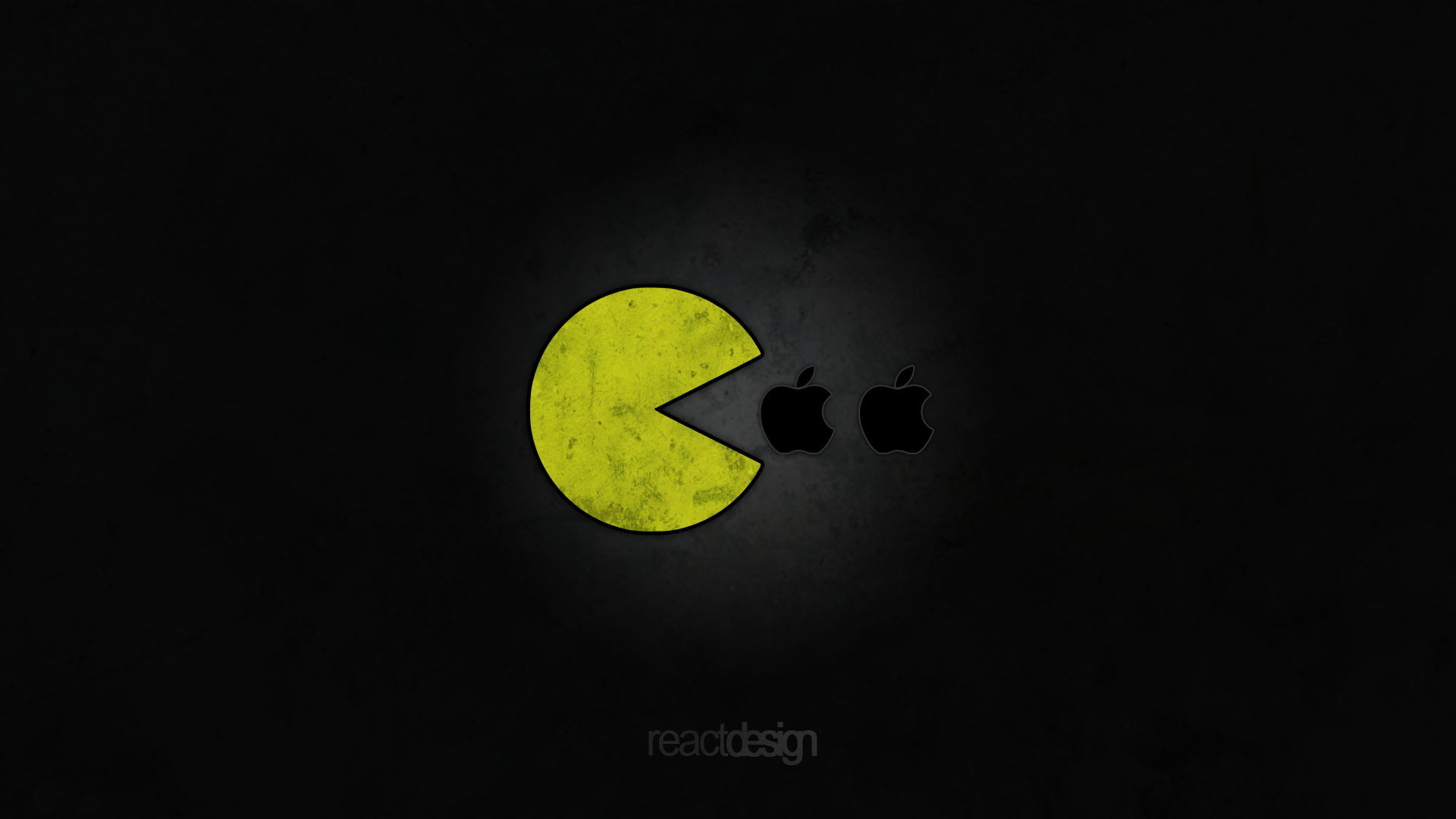 Pac Man Likes Apple By Reactdesign